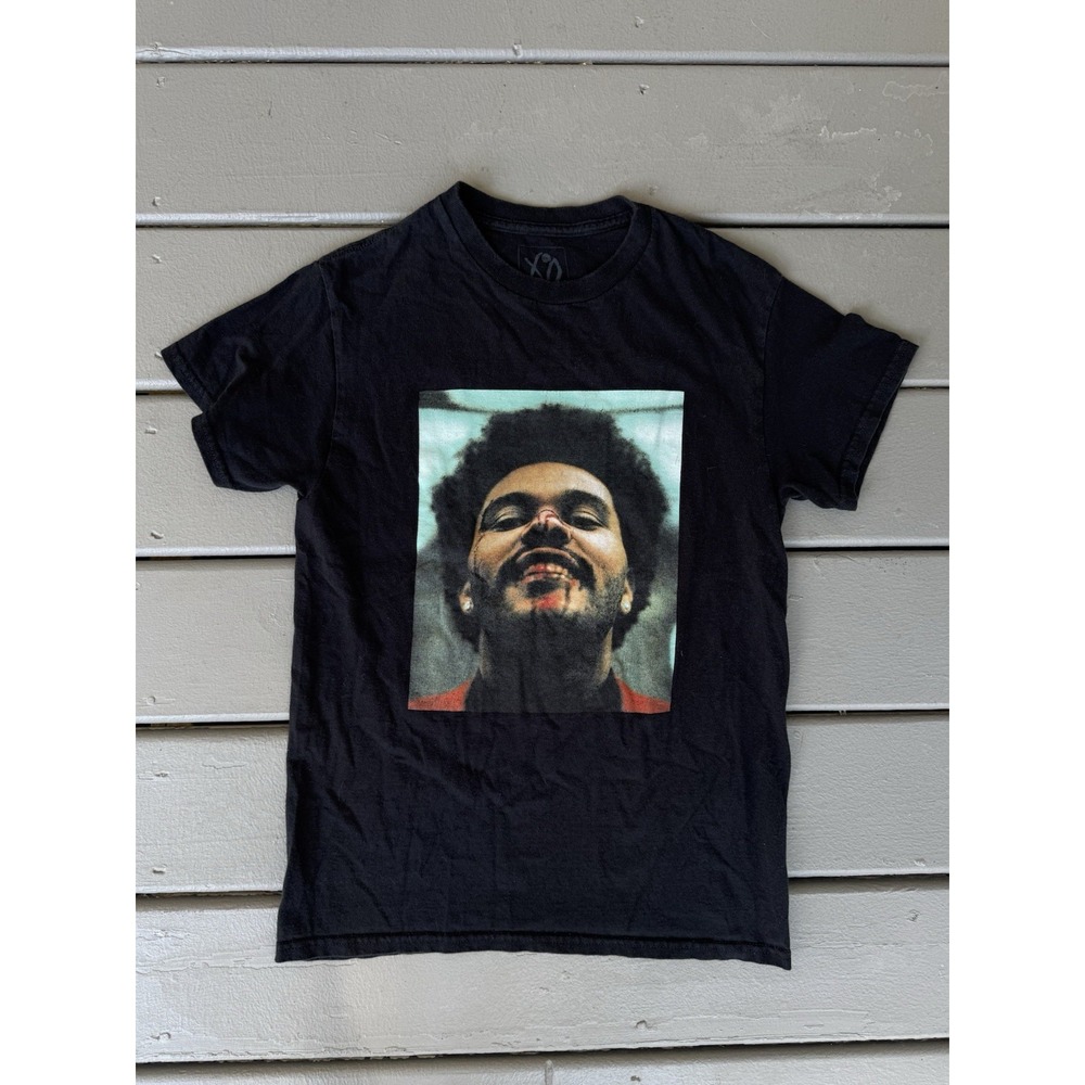 The Weeknd T Shirt Black XO After Hours Promo Double Sided Graphic Tee Small‎